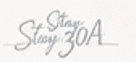 Gray script "Stay 30A" logo